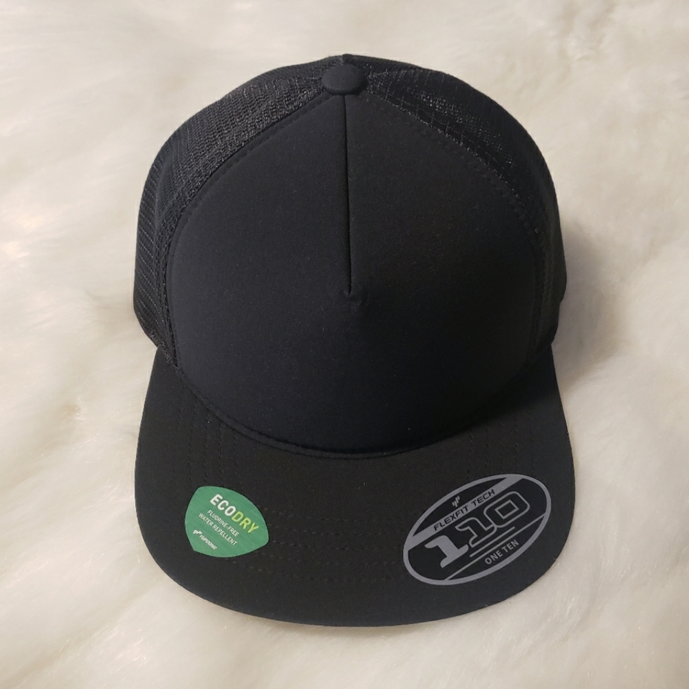 Port Authority Foam Outdoor Black Trucker Hat
